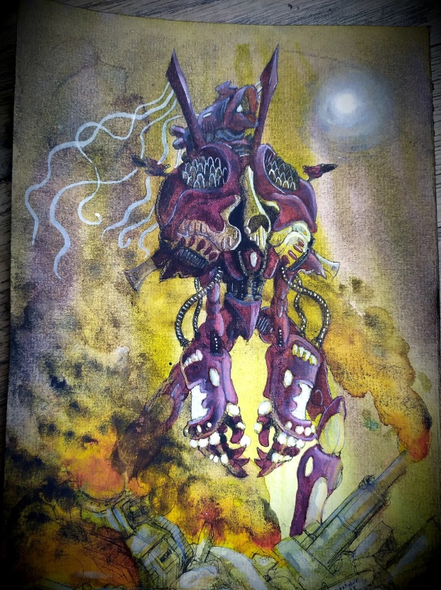 Eldar Knight Celestial Eradicator, Fan-Created Lore