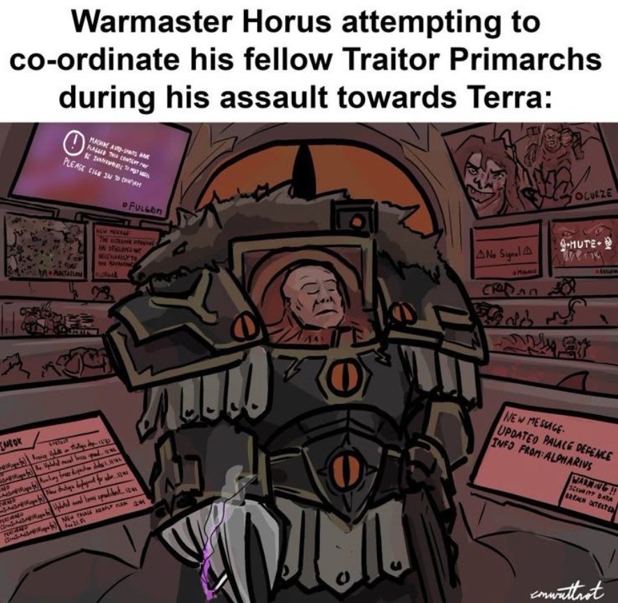 Horus Heresy Siege of Terra Planning Warhammer Comic