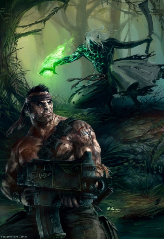 Catachan Jungle Fighter Versus Mandrake