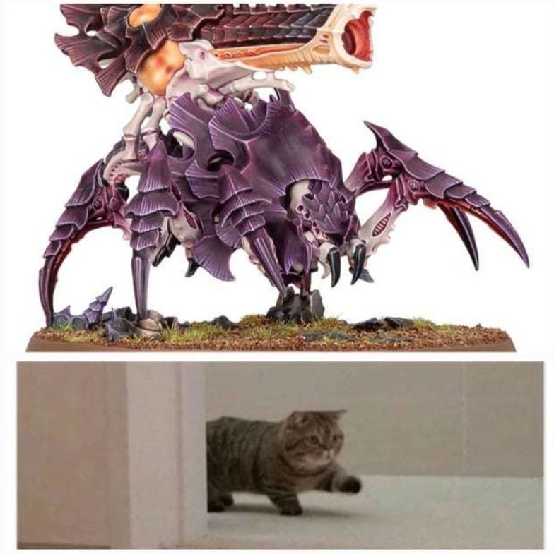Oh lawd he comin! Warhammer Meme