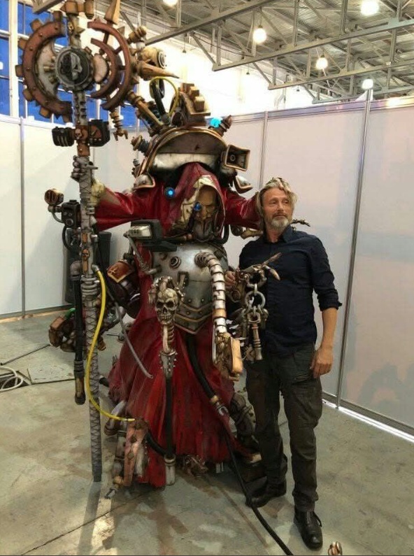 Belisarius Cawl Cosplay with Mads Mikkelsen