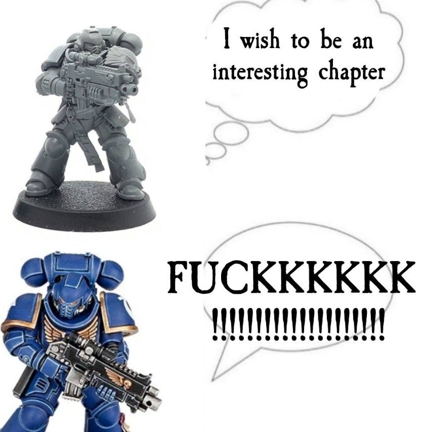 Well, we can't all be Salamanders...Warhammer Meme