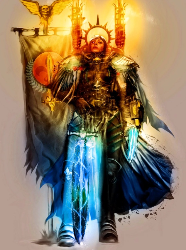 Adepta Sororitas Colourful Artwork
