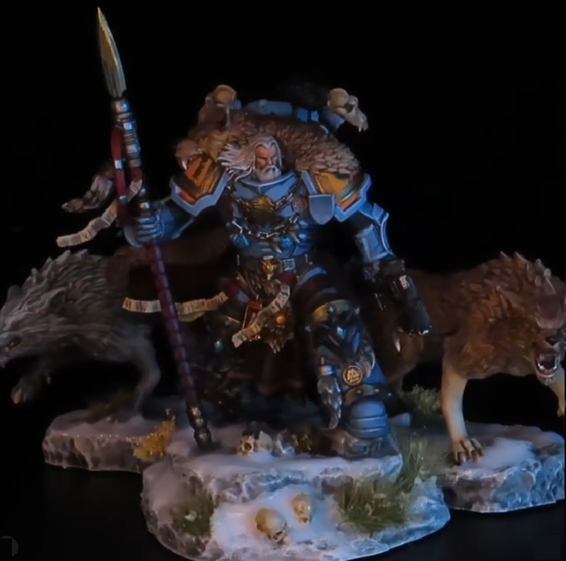 Harald Wutan, Sons of the Aesir Chapter, Homebrew Character, Miniature