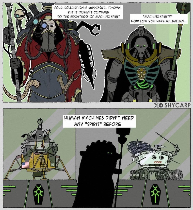 Human Machines didn't need any "Spirit" before, Warhammer comic