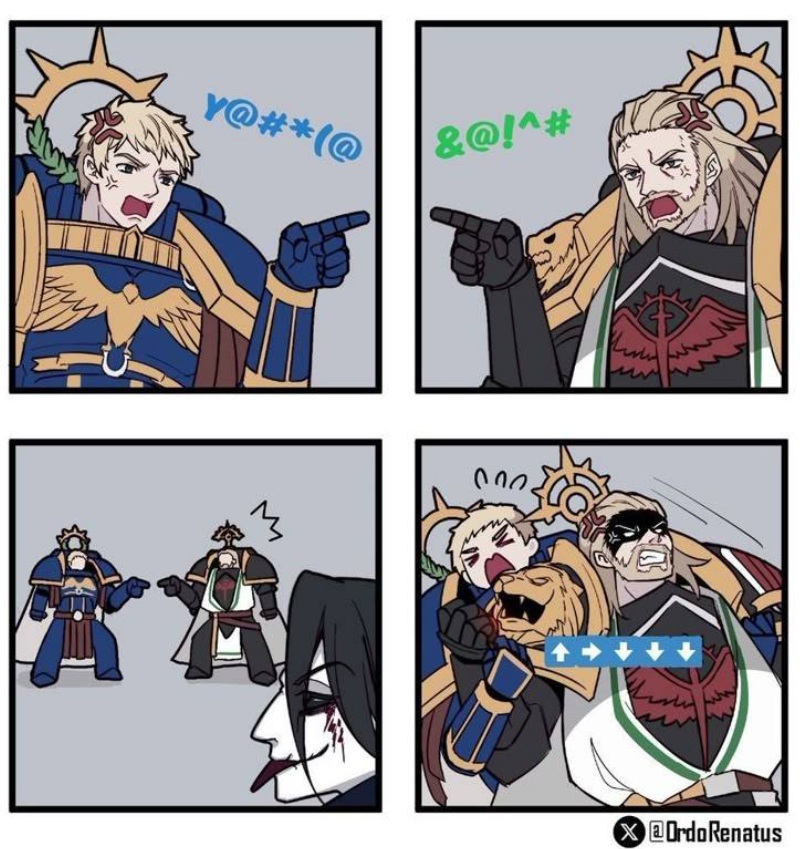Roboute and Lion is at it again...Warhammer Comic