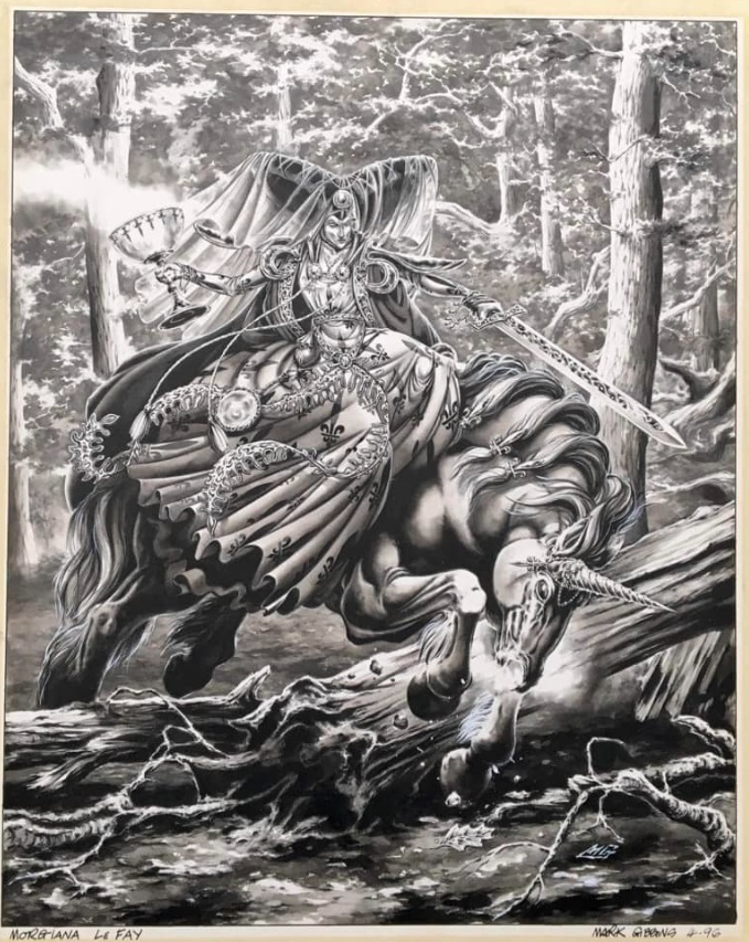 Morgiana le Fay, Enchantress, Warhammer Fantasy Oldhammer Art
