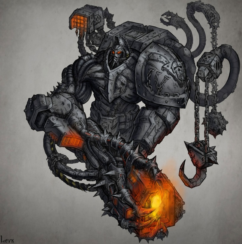 Iron Warriors Chaos Marine Mech Art