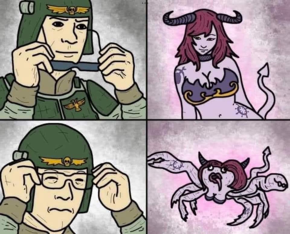 When you sober up! Warhammer Comic