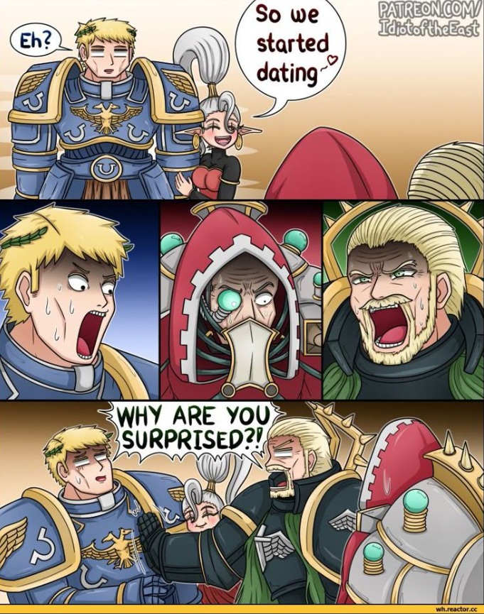 So we started dating...Warhammer 40k comic