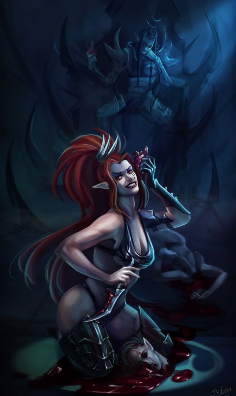 Lelith Hesperax and Asdrubael Vect Artwork