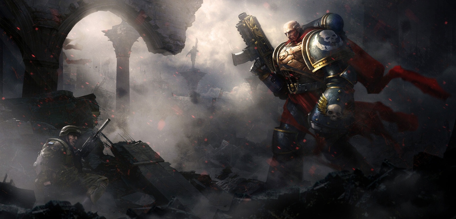 Space Marine and Imperial Guard