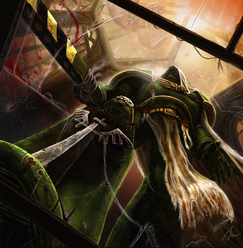 Epic Dark Angel 40k Illustration
