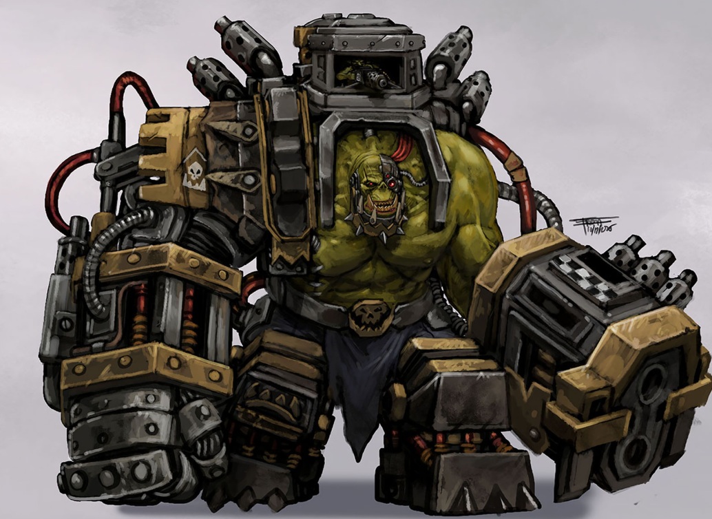 Mekboss Broznog Warhammer 40k Art