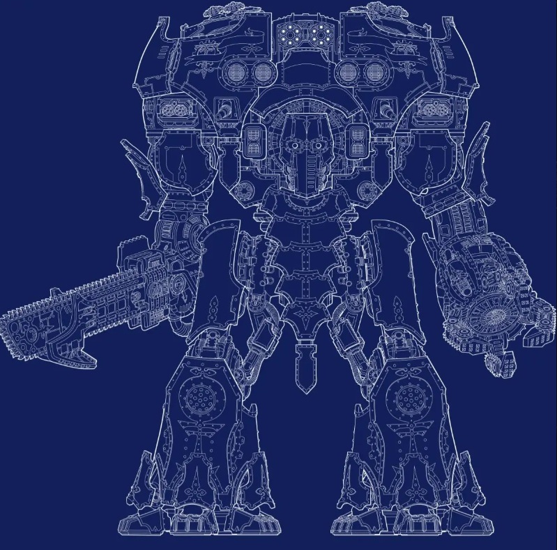 Warmaster Iconoclast Titan Blueprint
