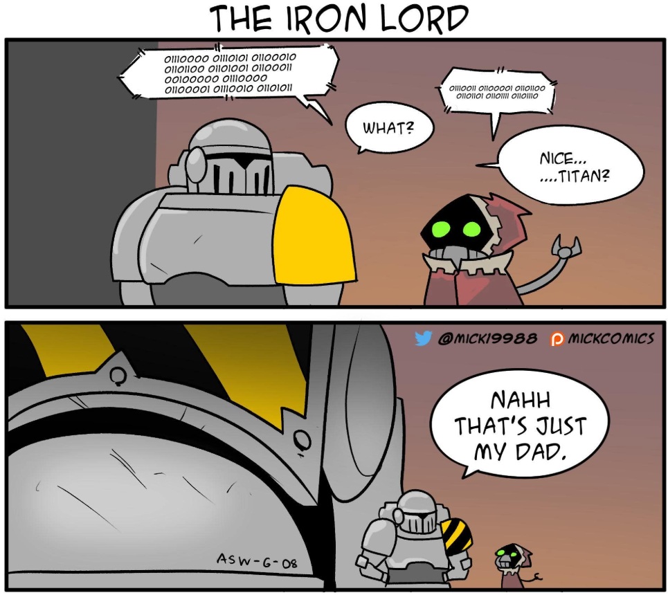 Nice...Titan? Warhammer comic