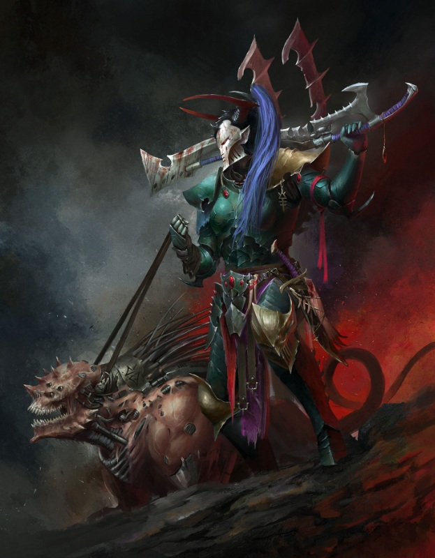 Yzaerta, Murderous claws, Incubus, Drukhari, Fan-Made Character