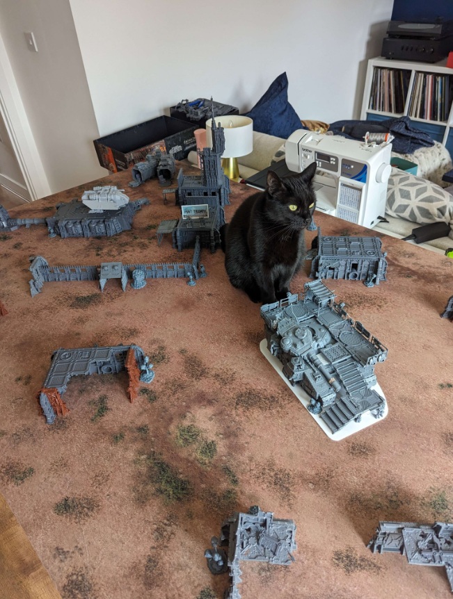 Always feed your Felis Exterminatus. Warhammer Meme