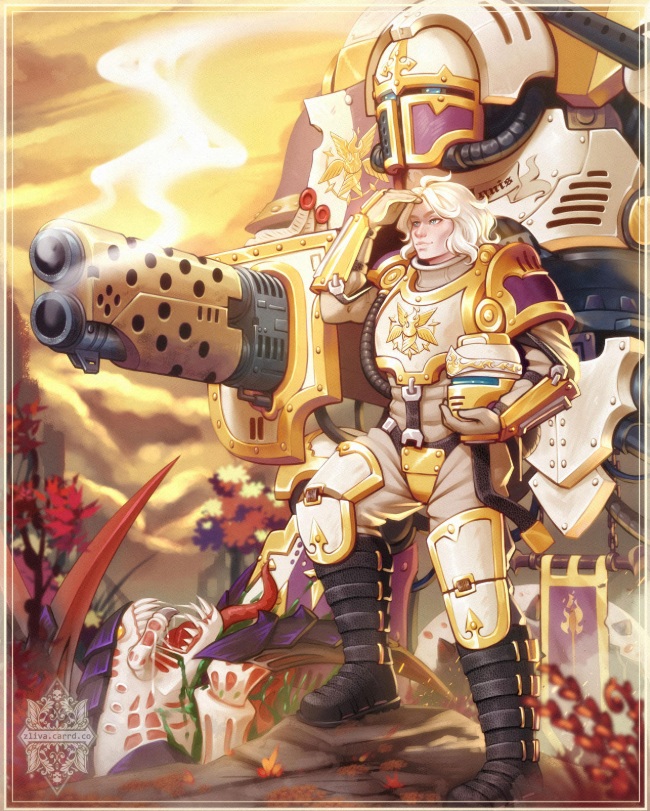 Prince Alaric, Imperial Knight pilot and his Mech, Original Character