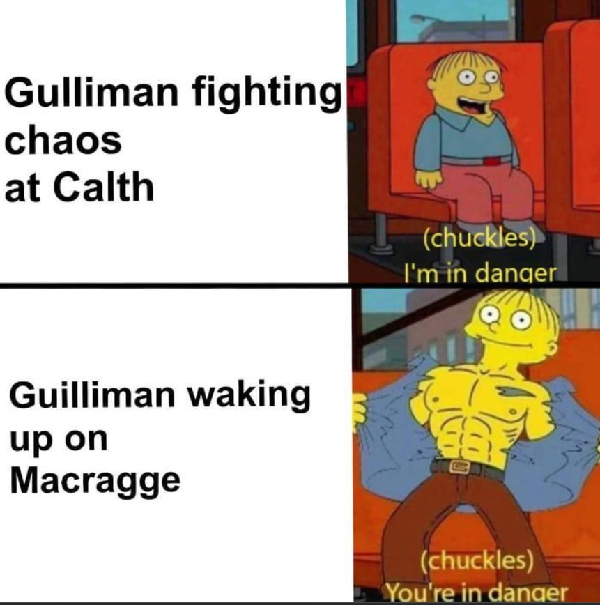 Guilliman & Simpsons Warhammer meme