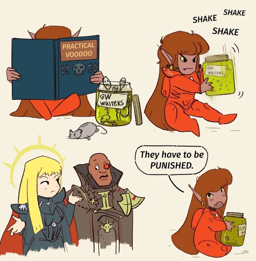 Shake 'em harder, witch! Warhammer Comic
