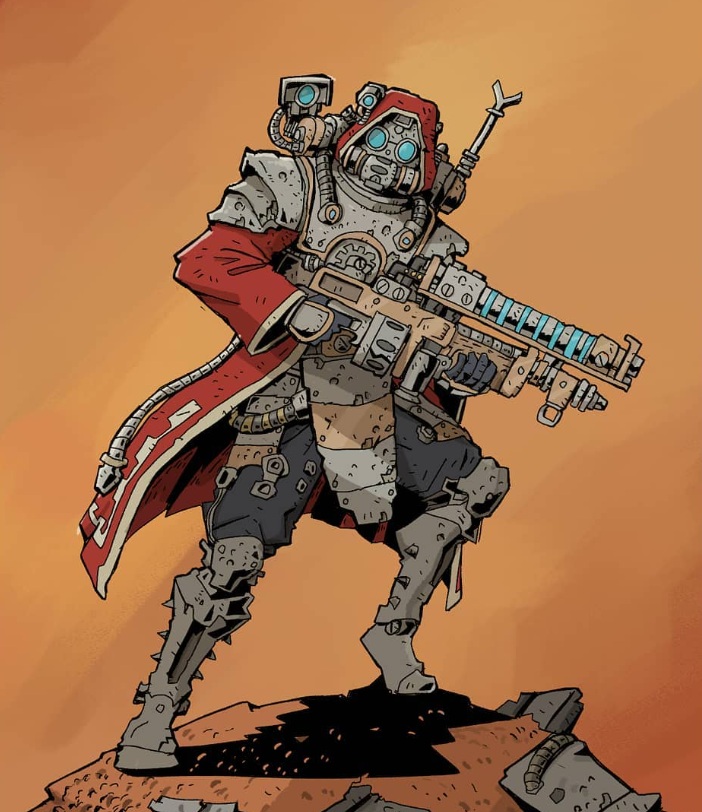 Adeptus Mechanicus Skitarii Ranger Artwork