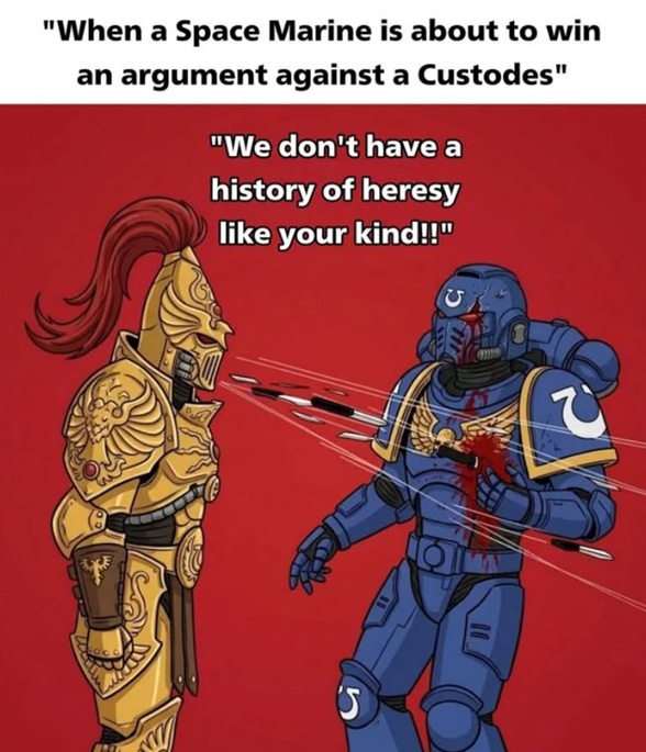 Space Marine: you guys had one job and still failed, Warhammer meme