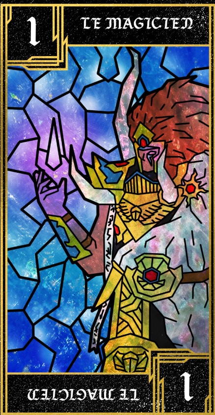 Magnus the Red Stained Glass Artwork