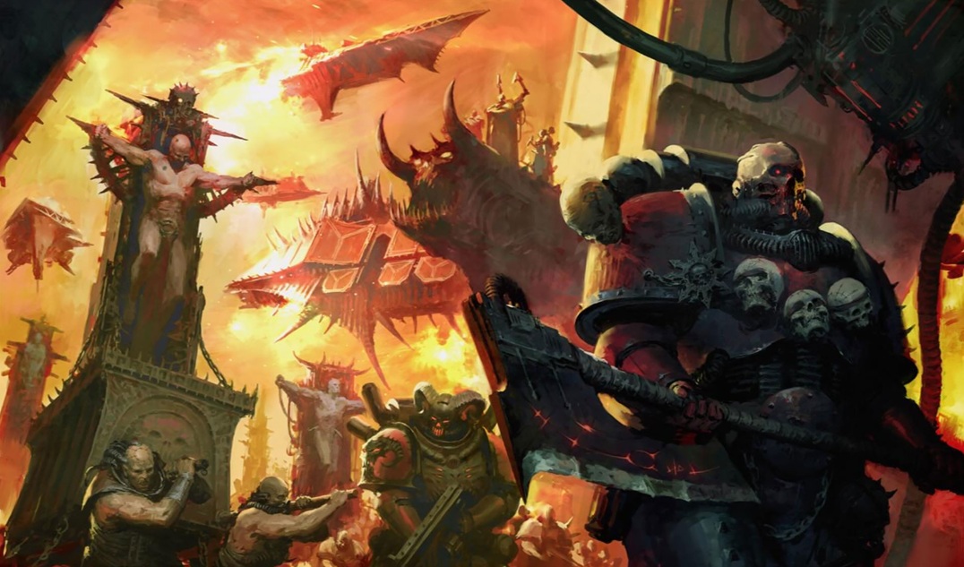 Red Corsairs Chaos Space Marine Amazing Artwork