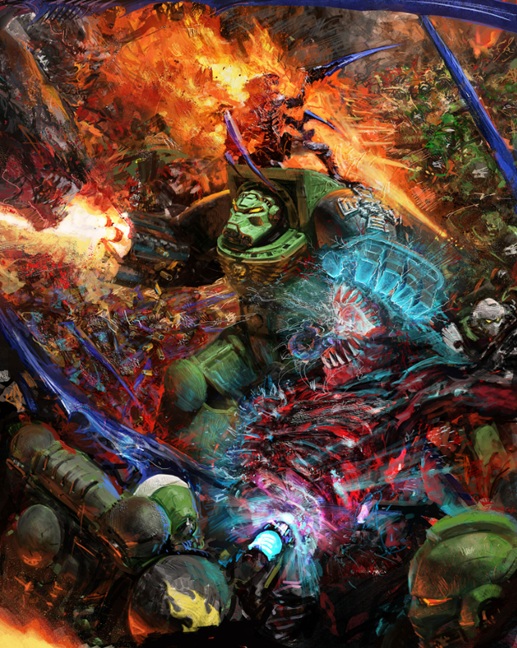 Salamanders Astartes Versus Tyranids