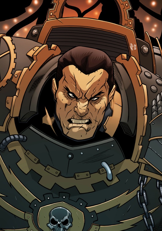 Ferrus Manus, the Primarch of the Iron Hands