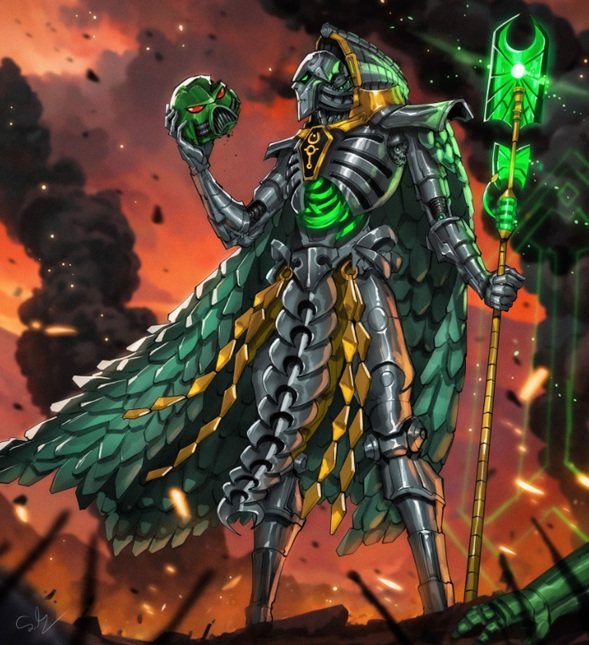 Trazyn the Infinite Necron Overlord Fan Art