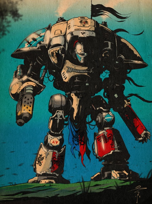 Imperial Knight of House Griffiths Artwork