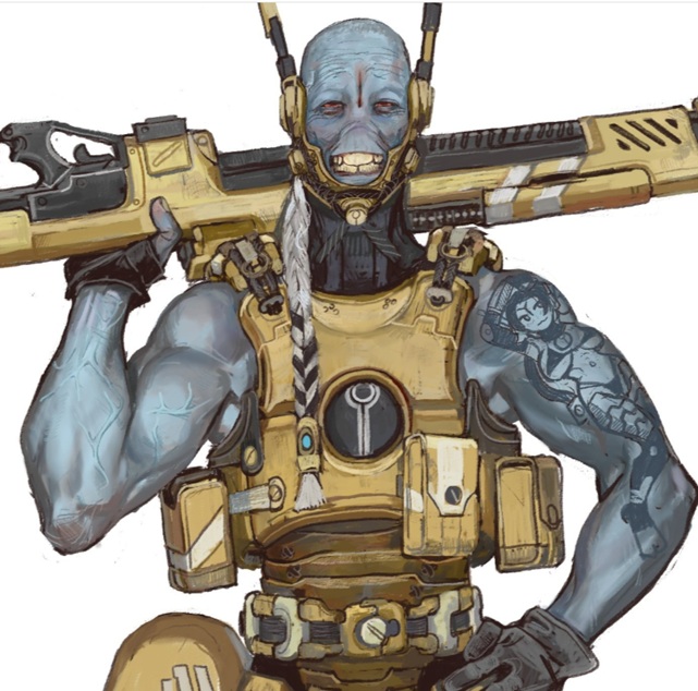 T'au Warrior Amazing Artwork