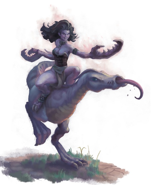 Daemonette Riding a Steed of Slaanesh