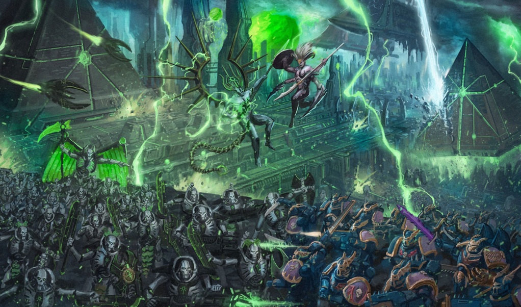 Apotheo Necron Dynasty Under Attack by the Nostramen Butchers, Homebrew Fan Lore