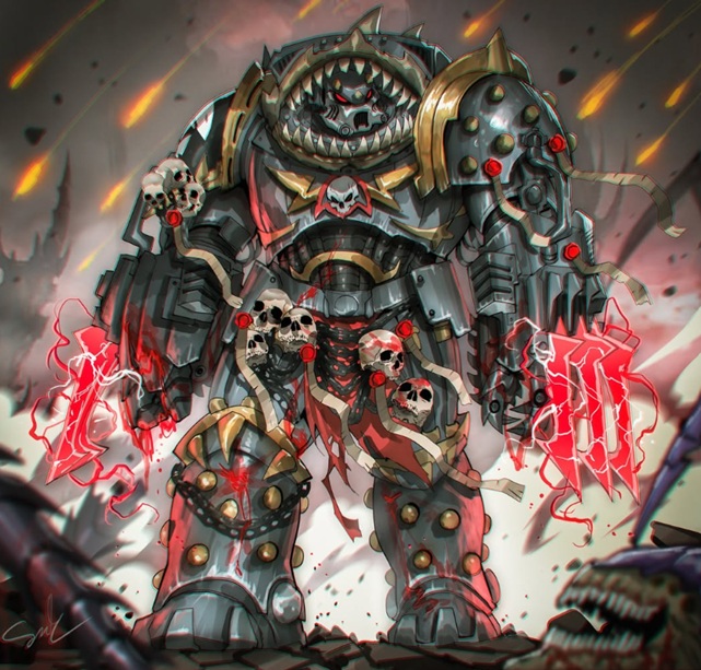 Tyberos the Red Wake, Chapter Master of the Carcharodons