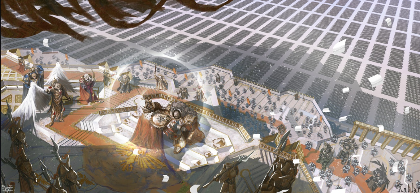 The Triumph at Ullanor Warhammer Artwork