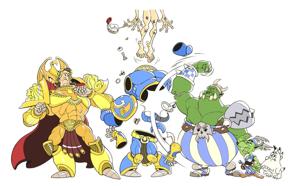Asterix and Warhammer 40k crossover