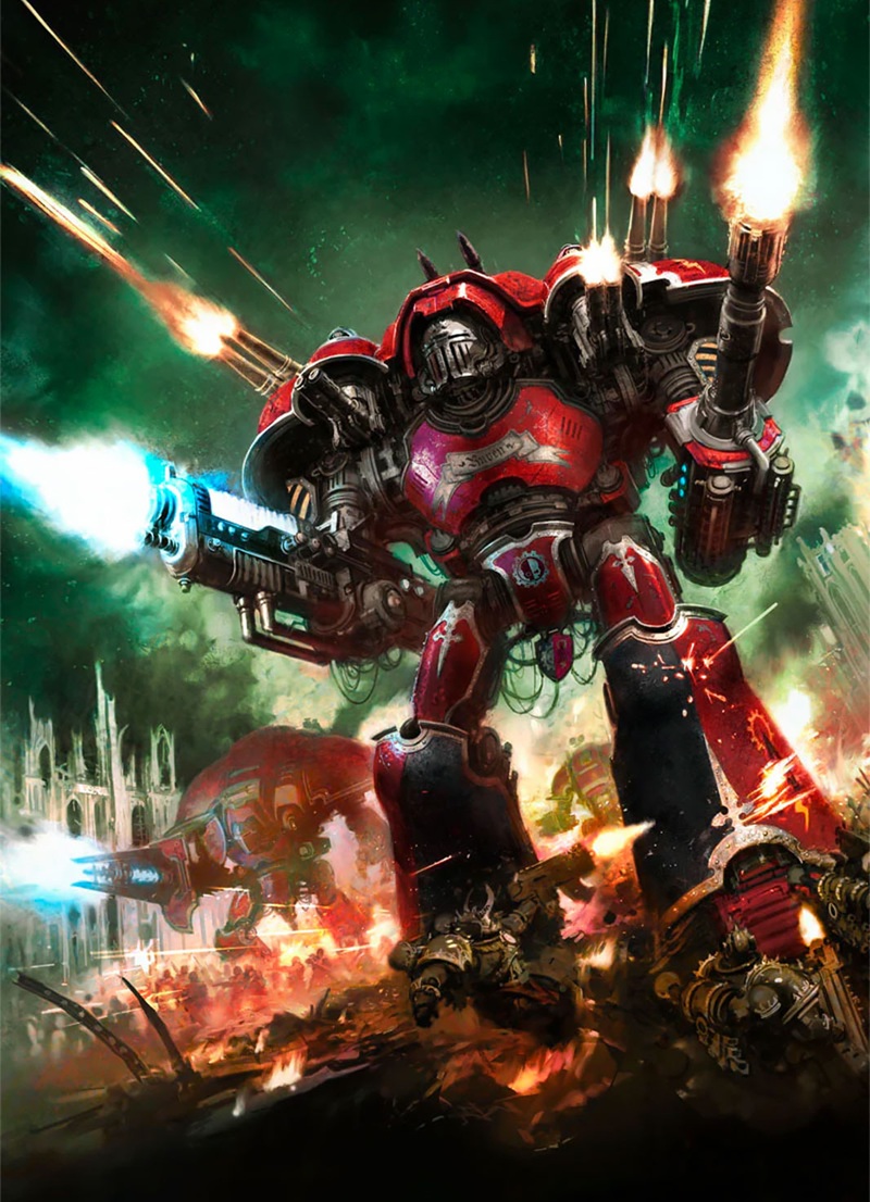 Imperial Knights Codex Cover Warhammer 40k Art