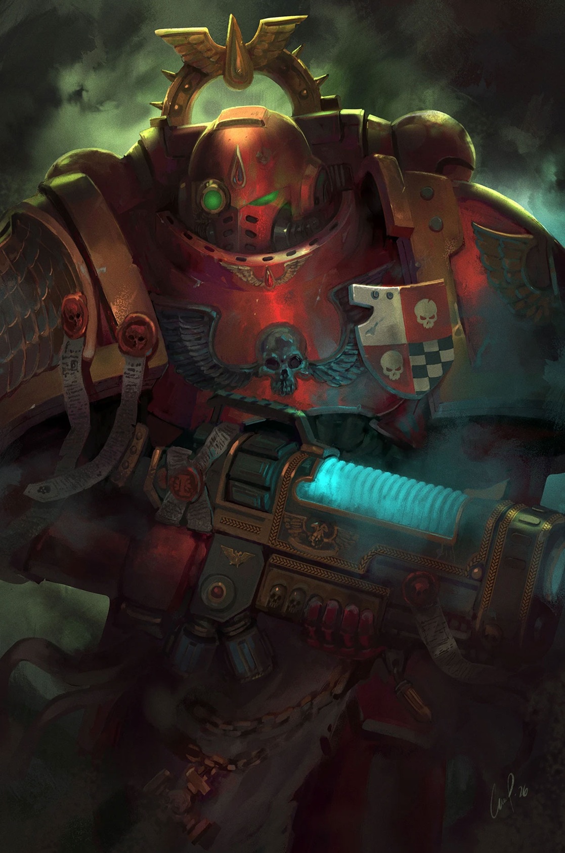 Blood Angel Captain Artwork