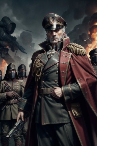 Amazing Artwork of Cadian Officer