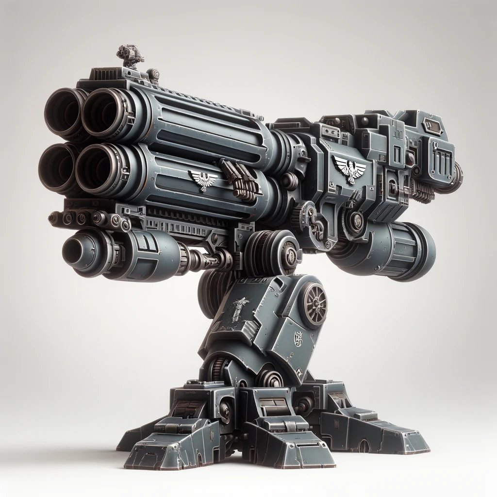 Cyclone Missile Launcher Terminator Space Marine Weapon