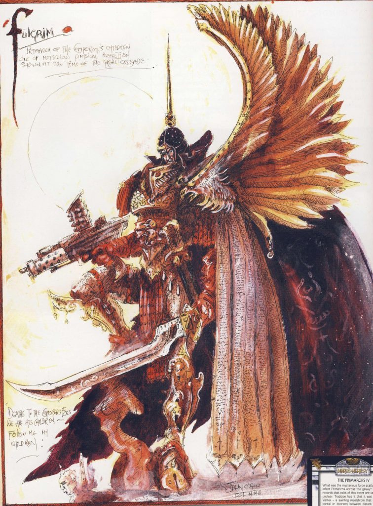 Fulgrim by John Blanche Art