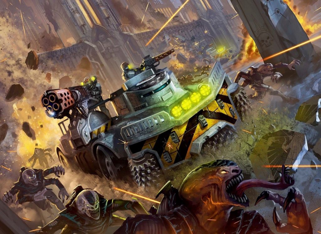 Genestealer Goliath Rockgrinder Artwork