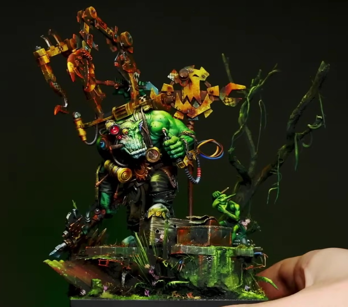 Ork Miniature Golden Demon Winner by Sergio Calvo Miniatures