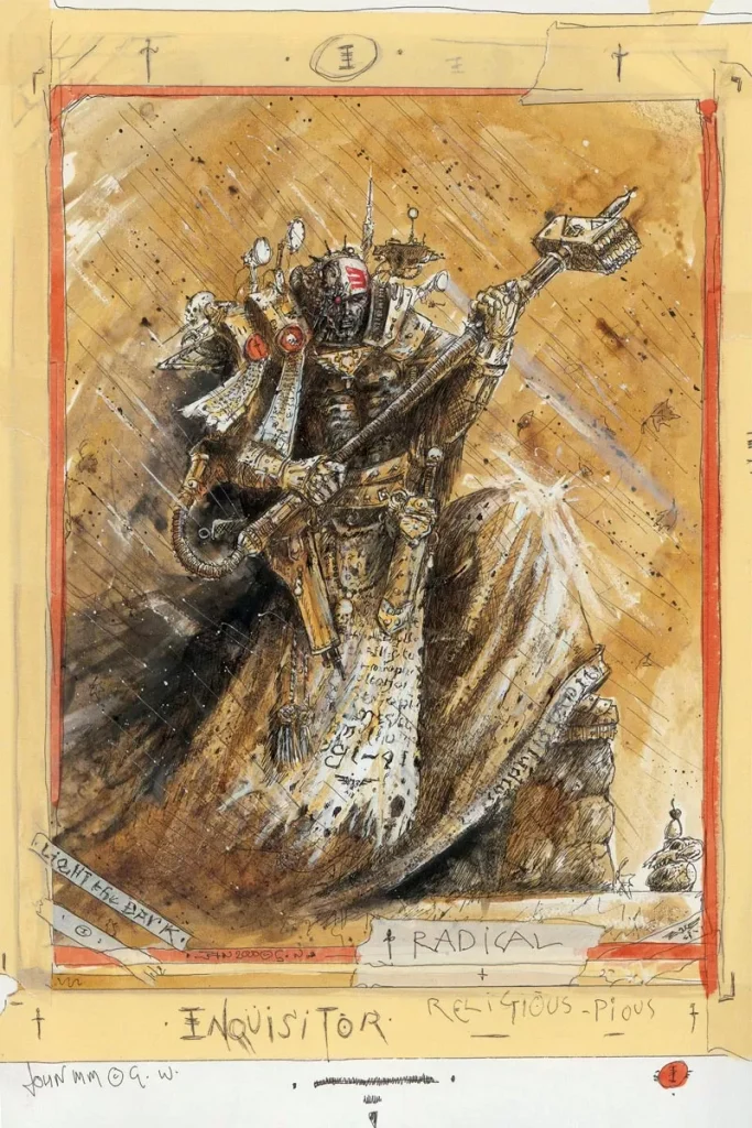 Inquisitor Powerful Imagery Oldhammer Art