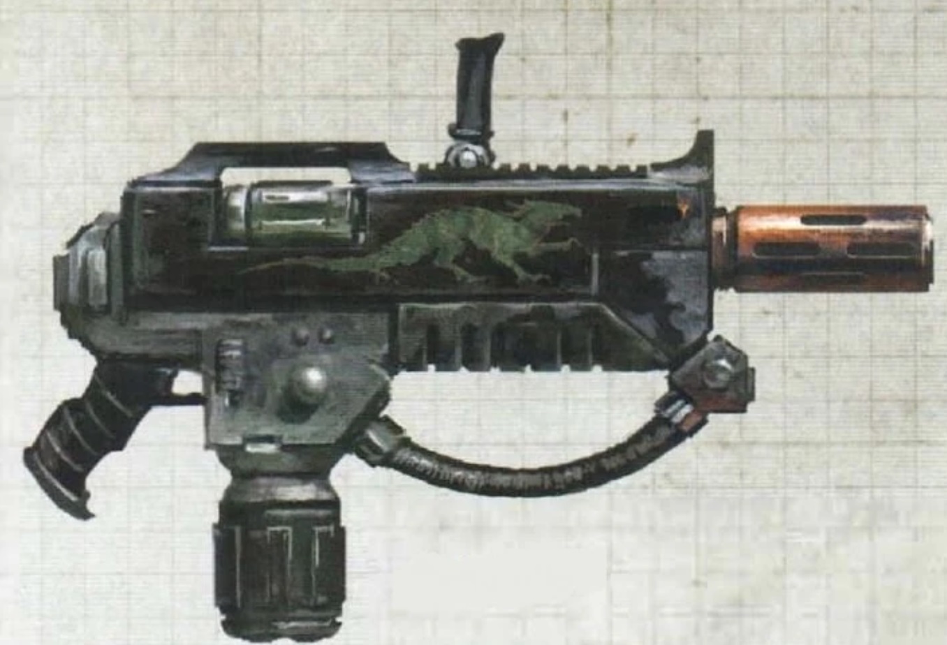 Melta Rifle Space Marine Gun