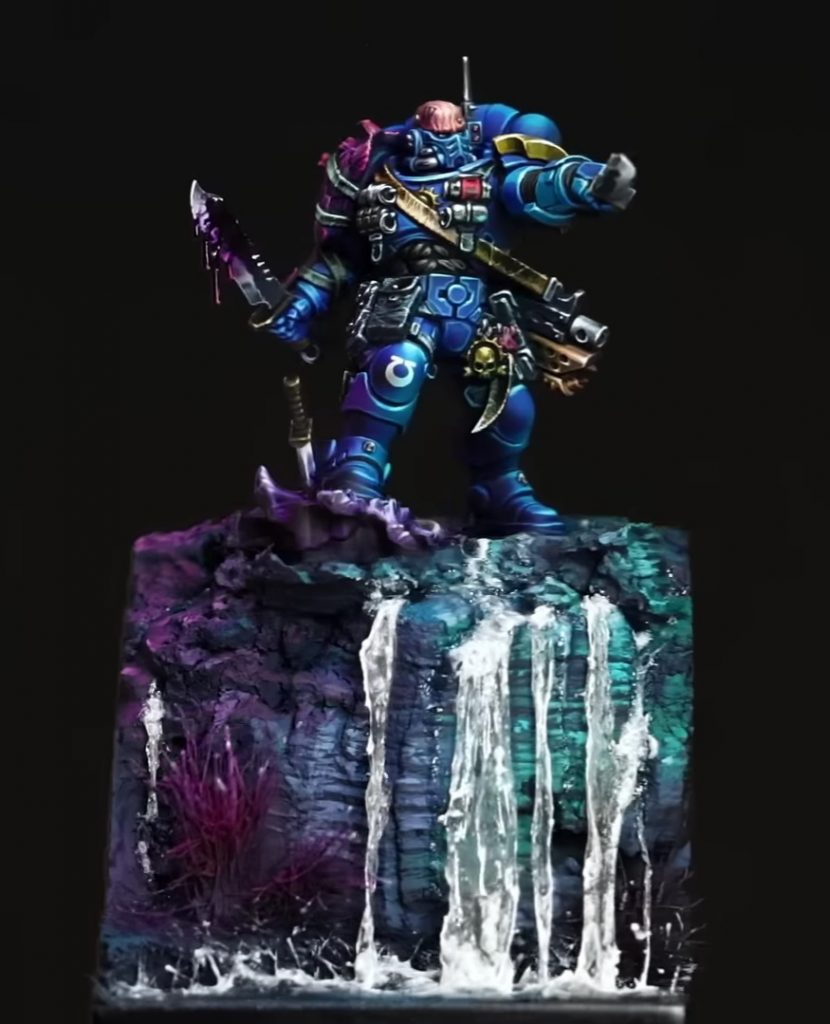 Ultramarine Space Marine from the Leviathan 10th Edition Beautifully Painted (Masterful) Miniature