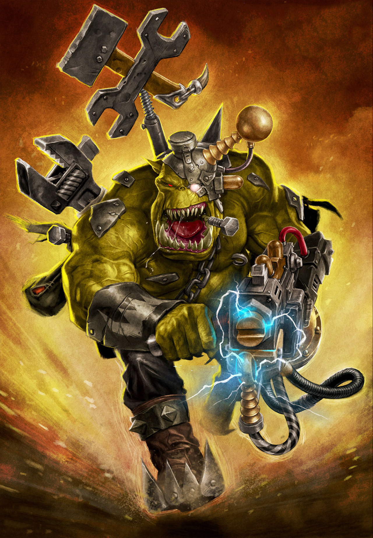 Ork Mek Fantastic Artwork